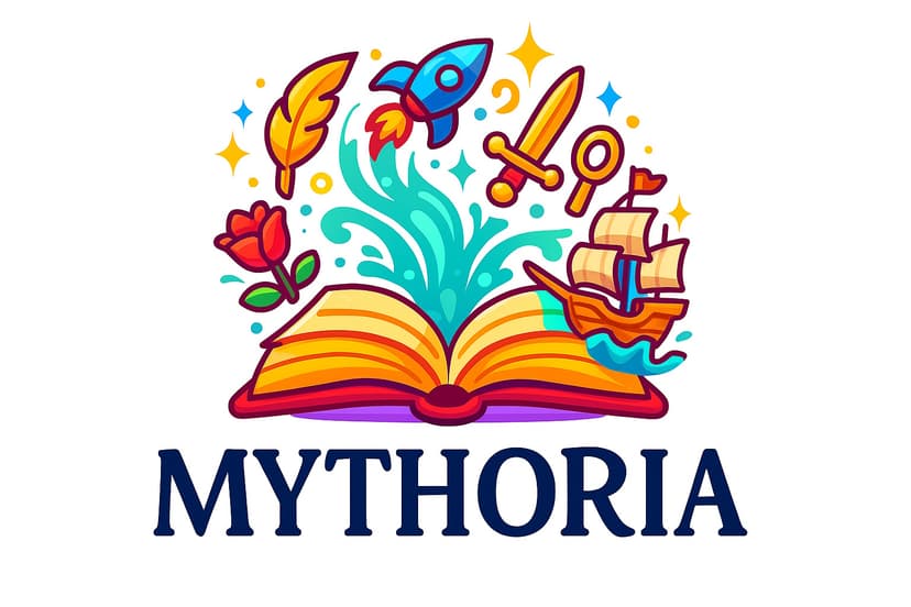 Mythoria Logo - Desenho Animado