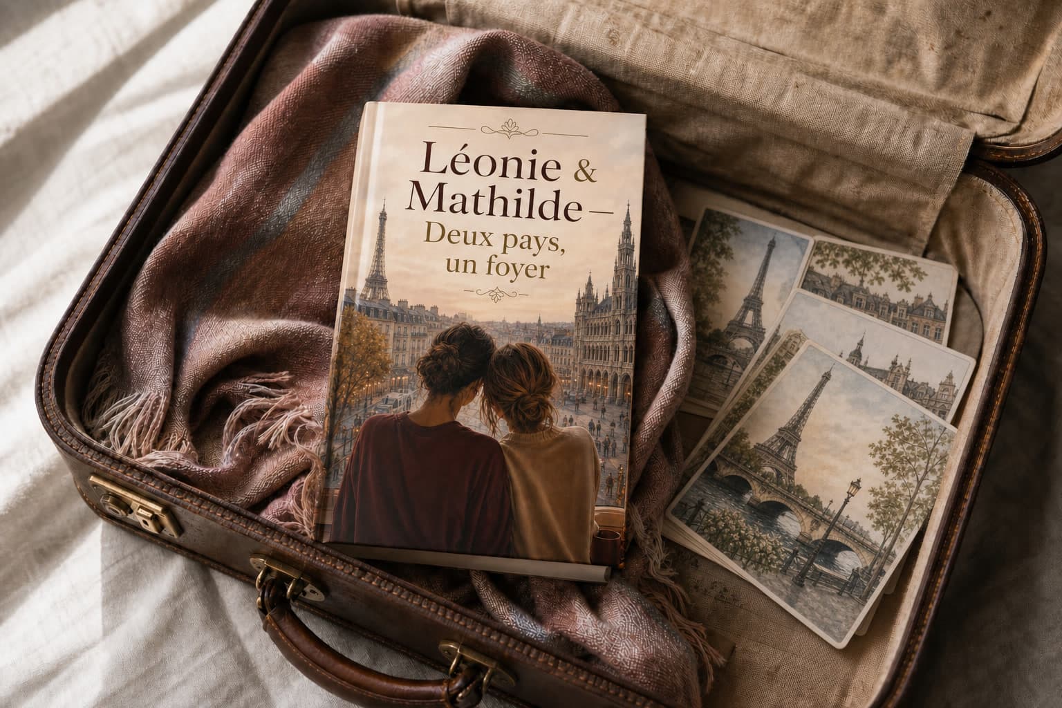 Livre romantique Léonie & Mathilde — Deux pays, un foyer