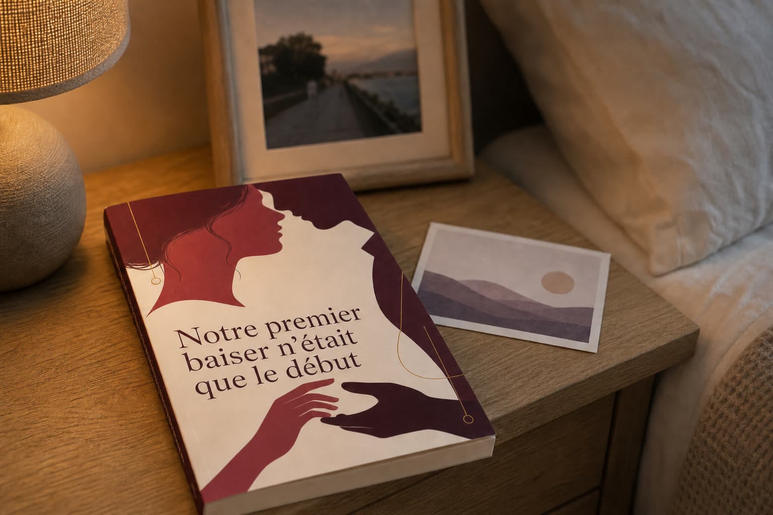 Livre romantique sur le souvenir d’un premier baiser